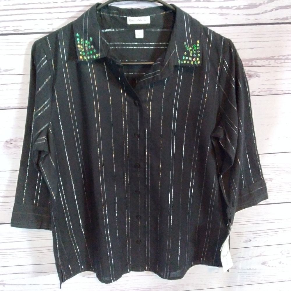 NWT: "Rebecca Malone" Women's blouse